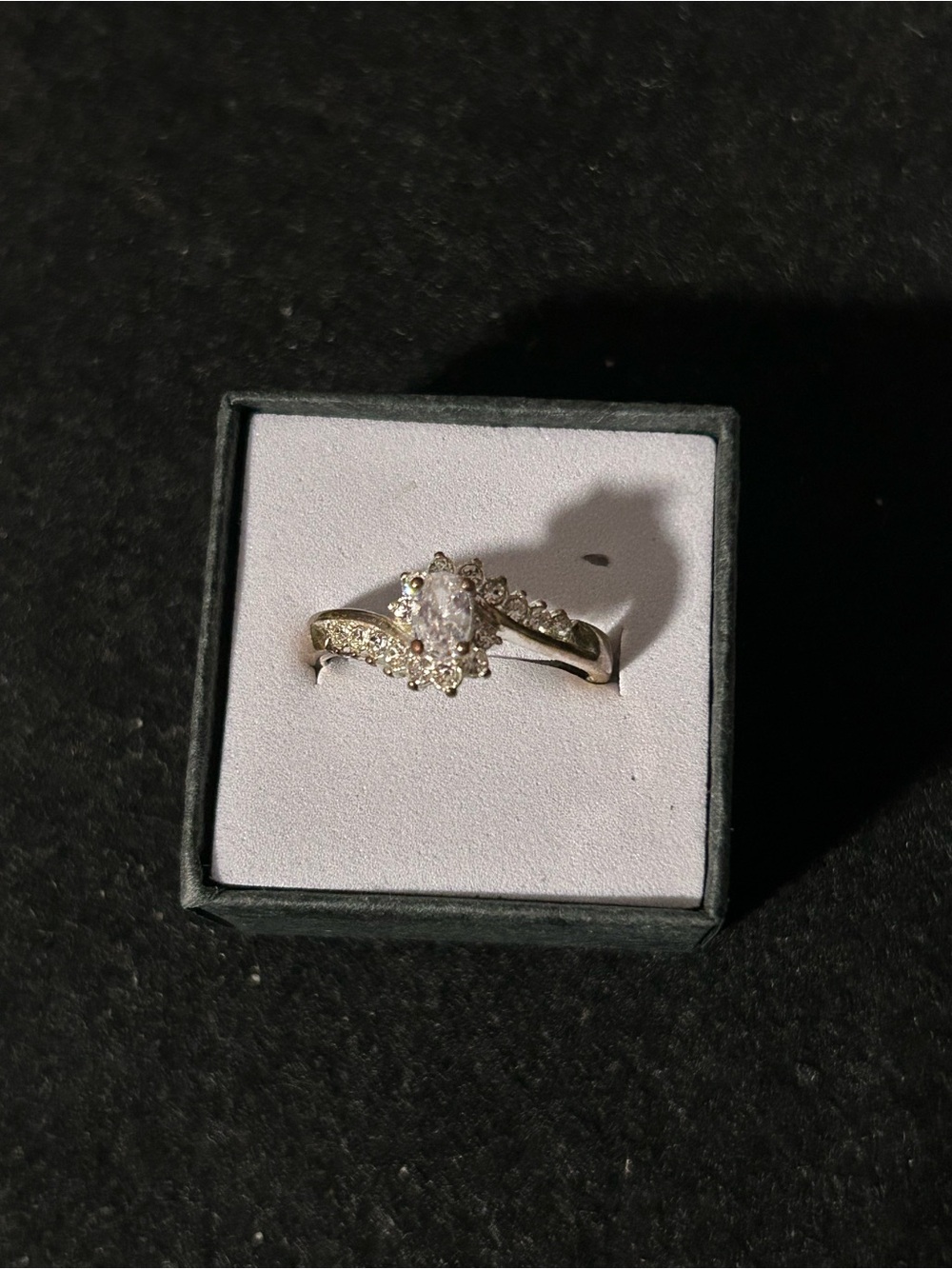Vintage Style Marquise Cluster Costume Ring | Size 9